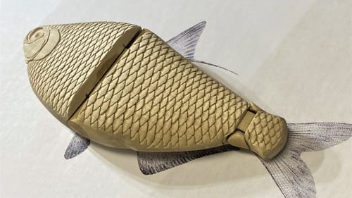 Carving a Big Detailed Shad SwimBait