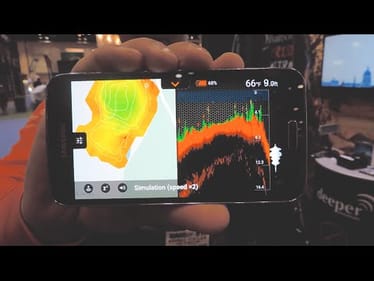 The First Split Screen Mobile Fish Finder -- Deeper (iCast 2015)