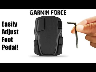 GARMIN FORCE - FOOT PEDAL TENSION KNOB! (EASY ADJUST)