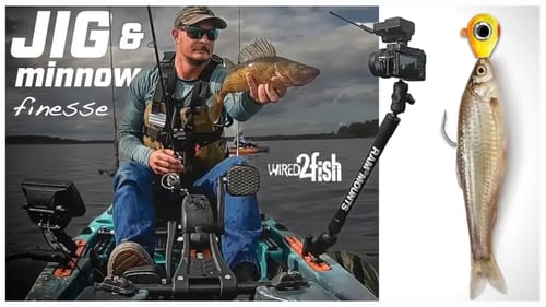 "Deadsticking" Walleye From a Kayak | Must Know Tough Bite Tactic