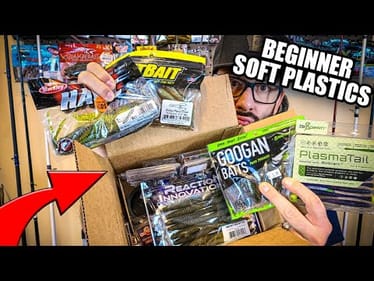 Beginner Soft Plastics Unboxing and Giveaway (Bass Fishing Tips)