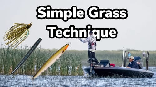Simple Grass Fishing Technique