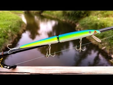 How Long and Skinny Can a JerkBait Get? | One Day Build to Catch