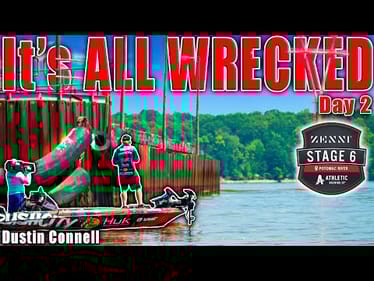 It's ALL COMPLETELY WRECKED - MLF Stage 6 Potomac River - Day 2