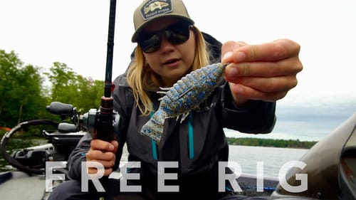 Fishing the FREE RIG for the first time!
