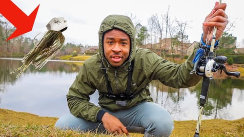 Fishing COLD WATER for Winter BASS (WINTER Chatterbait Fishing)