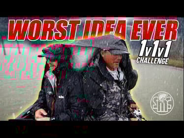 1v1v1 FISHING Challenge in a MONSOON (WORST IDEA)