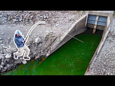 This GIGANTIC Fish Of A LIFETIME was Living in this TINY SPILLWAY!!! (New PB!)