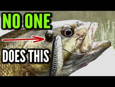 This Jig Head Minnow Trick Catches Big Bass in Heavy Cover!