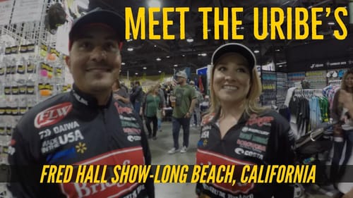 Joe Uribe Jr  Rachel M Uribe of FLW Fishing  2018 Fred Hall Show