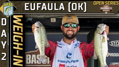 Weigh-in: Day 2 at Lake Eufaula, Oklahoma (2023 Bassmaster OPENS)