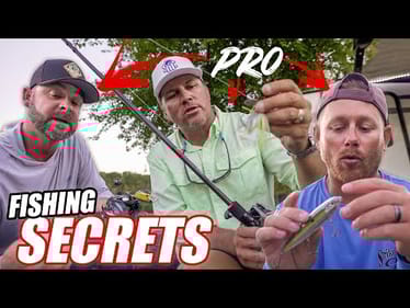 EXCLUSIVE Chatterbait, Crankbait, Topwater Fishing Tips from the Pros