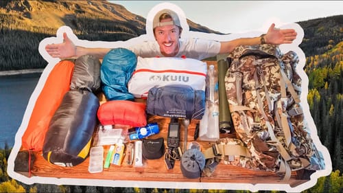 Living in the Woods! My Back Country Backpack Unboxing