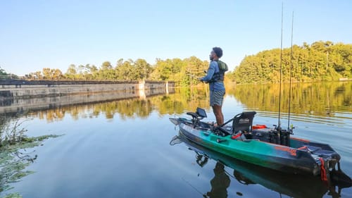 Frog Fishing A NEW Lake For Big Mouth Bass