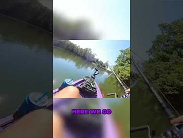 *Switches to Topwater* BOOM!!!!! #aaanglers #bassfishing #kayakfishing