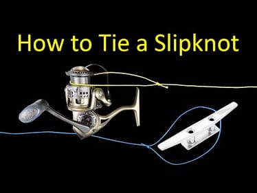 How to Tie a Simple Slipknot for Beginners (fishing reel or pier knot)