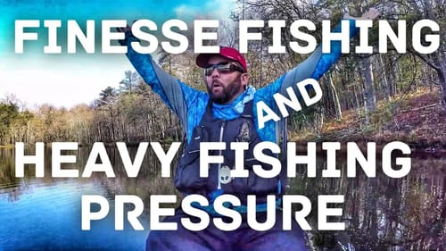 Bass Fishing - Finesse Fishing - How to Fish High Pressure Lakes