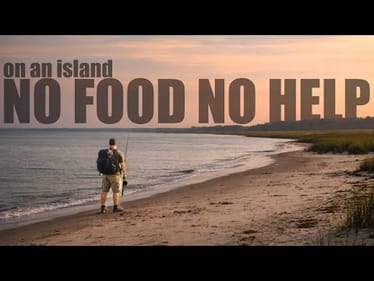 Camping Alone on a Georgia Island, No Food, No Help — Catch & Cook