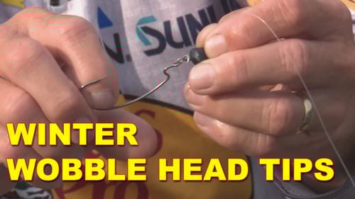 Winter Bass Fishing with Wobble Head Jigs with Mike McClelland | How To | Bass Fishing