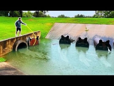 I caught a 10LBER in CITY FLOODING!!