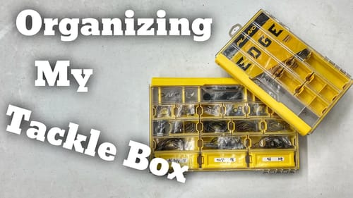 Organizing my Terminal Tackle Box - Bass Fishing