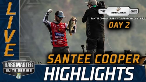 Day 2 Highlights (2020 Bassmaster Elite at Santee Cooper)