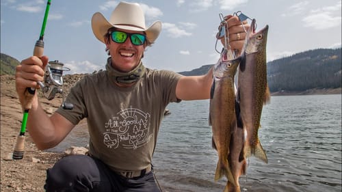 Mountain Lake Salmon (Catch Clean & Cook)