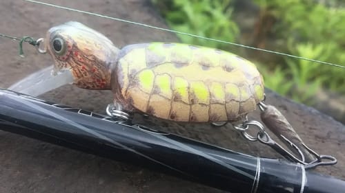 Making a Baby Snapping Turtle Lure
