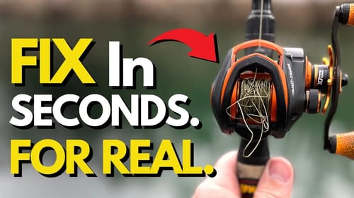 Secret to Solving Braided Line Backlashes in Seconds