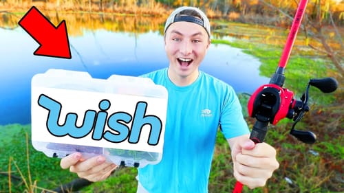 Wish App MYSTERY Fishing Kit Challenge!