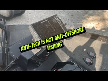 Being Anti-Electronic Tech Is Not Being Anti-Offshore Bass Fishing