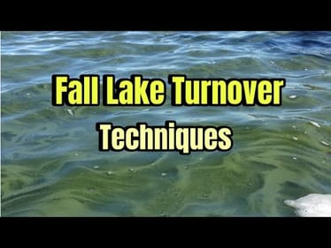 The Fall Lake Turnover…Things Every Angler Should Know About It….