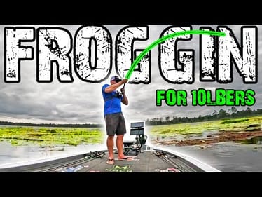 FROG FISHING For 10LB Bass! Massive TITAN BASS At Red Hills Fishery!