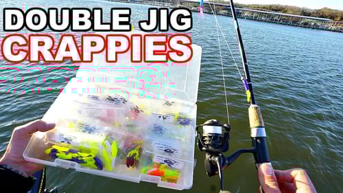 Pre-Spawn Crappie Fishing w/ DEADLY Double Jig Rig!!!