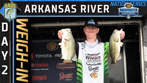 Weigh-in: Day 2 of 2023 B.A.S.S. Nation Regional at Arkansas River