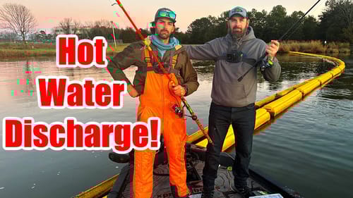 Fishing a LOADED Discharge Spillway...