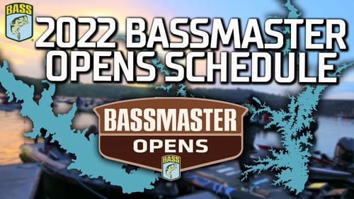 2022 Bassmaster Opens Schedule Announcement
