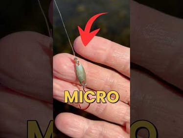 Fishing With A MICRO Spoon #fishing #fishingvideos