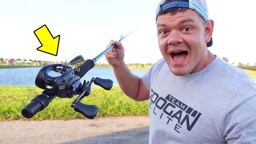 Baitcaster Reel Fly Fishing Rod Challenge!