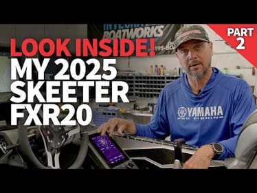2025 SKEETER FXR20 Boat Tour (PART 2 - INSIDE Walk through)