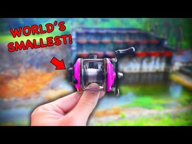 World's SMALLEST BAITCASTER Fishing Reel (BAD IDEA!)