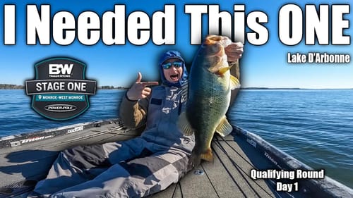 I needed this fish SO BAD! - MLF 2022 Stage 1 - Monroe, LA - Day 1