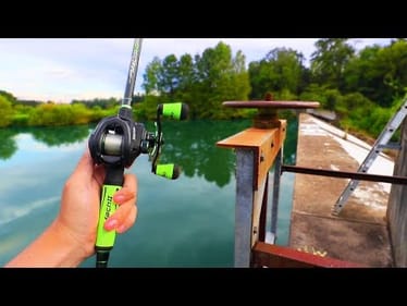ABANDONED Fishing Dam LOADED w/ Fat Bass (Record Day!)