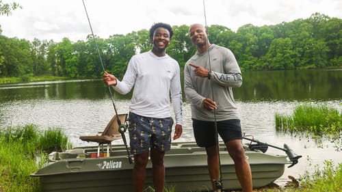 Buzz Bait Fishing VS. My DAD 1V1 CHALLENGE (BIGGEST FISH WINS & WE CAUGHT BIG ONES)