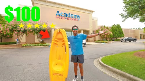 I Bought the CHEAPEST Bass Fishing Kayak ($100 Academy Kayak)