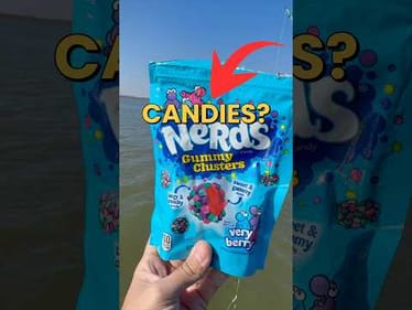 Can We Catch A Fish On These Nerds Candies? #fishing #fishingvideos