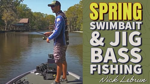 Spring Swimbait & Jig Bass Fishing Tips (2023 Major League Fishing Tournament Pro Pre Spawn)