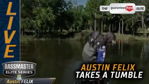 Austin Felix takes a tumble but catches good fish!