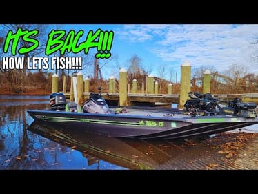 I GOT MY RANGER RT188 BACK!!!! || Fishing and Breaking In the New Power Head