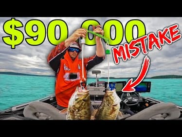 I made a $90,000 STUPID Mistake in a Fishing Tournament...